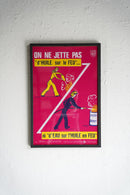 France ウォールポスター<br>ヴィンテージ <br> 大阪店・大和店 - ヴィンテージ SHARK ATTACK