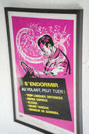 France ウォールポスター<br>ヴィンテージ <br> 大阪店・大和店・cerote antiques - ヴィンテージ SHARK ATTACK