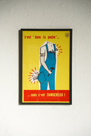 France ウォールポスター<br>ヴィンテージ <br> 大阪店・大和店 - ヴィンテージ SHARK ATTACK