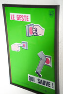 France ウォールポスター<br>ヴィンテージ <br> 大阪店・大和店 - ヴィンテージ SHARK ATTACK