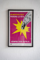 France ウォールポスター<br>ヴィンテージ <br> 大阪店 - ヴィンテージ SHARK ATTACK