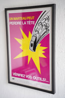 France ウォールポスター<br>ヴィンテージ <br> 大阪店 - ヴィンテージ SHARK ATTACK