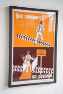 France ウォールポスター <br>ヴィンテージ <br>cerote antiques - ヴィンテージ SHARK ATTACK