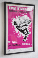 France ウォールポスター<br>ヴィンテージ <br> 大阪店・大和店 - ヴィンテージ SHARK ATTACK