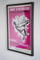 France ウォールポスター<br>ヴィンテージ <br> 大阪店・大和店 - ヴィンテージ SHARK ATTACK