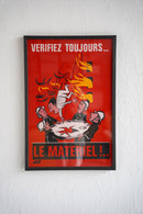 France ウォールポスター<br>ヴィンテージ <br> 大阪店・大和店 - ヴィンテージ SHARK ATTACK