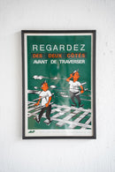 France ウォールポスター<br>ヴィンテージ <br> 大阪店 - ヴィンテージ SHARK ATTACK