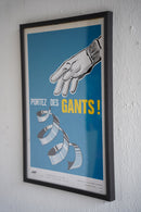 France ウォールポスター<br>ヴィンテージ <br> 大阪店･大和店 - ヴィンテージ SHARK ATTACK