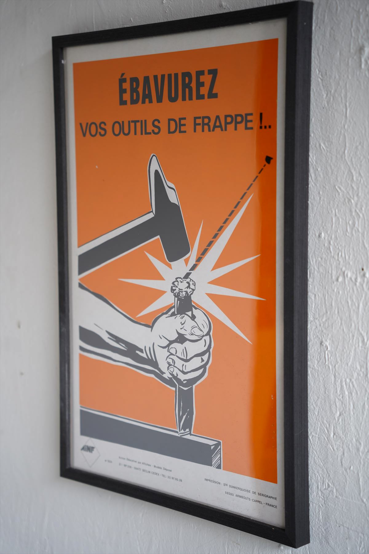 France ウォールポスター<br>ヴィンテージ <br>大和店・reload店 - ヴィンテージ SHARK ATTACK