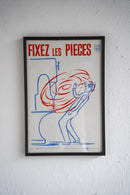 France ウォールポスター<br>ヴィンテージ <br> 大阪店・大和店 - ヴィンテージ SHARK ATTACK