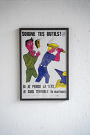 France ウォールポスター<br>ヴィンテージ <br> 大阪店・大和店 - ヴィンテージ SHARK ATTACK