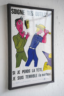 France ウォールポスター<br>ヴィンテージ <br> 大阪店・大和店 - ヴィンテージ SHARK ATTACK