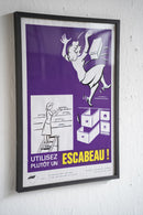 France ウォールポスター<br>ヴィンテージ <br> 大阪店・大和店 - ヴィンテージ SHARK ATTACK