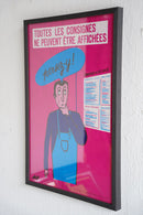 France ウォールポスター<br>ヴィンテージ <br> 大阪店・大和店 - ヴィンテージ SHARK ATTACK