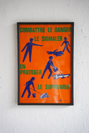 France ウォールポスター<br>ヴィンテージ <br> 大阪店・大和店 - ヴィンテージ SHARK ATTACK