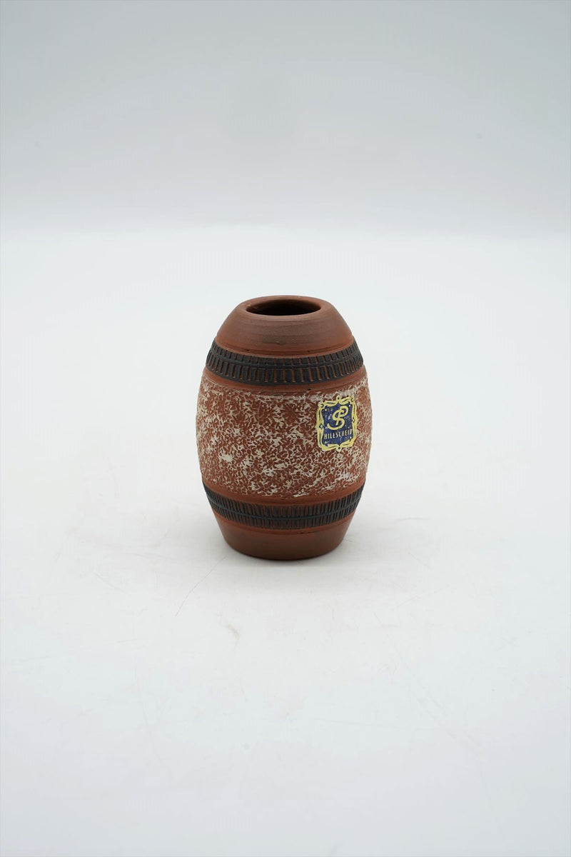 50s SP HILLSCHIED Fat Lavas Ceramic Flower Vase Vintage Osaka Store