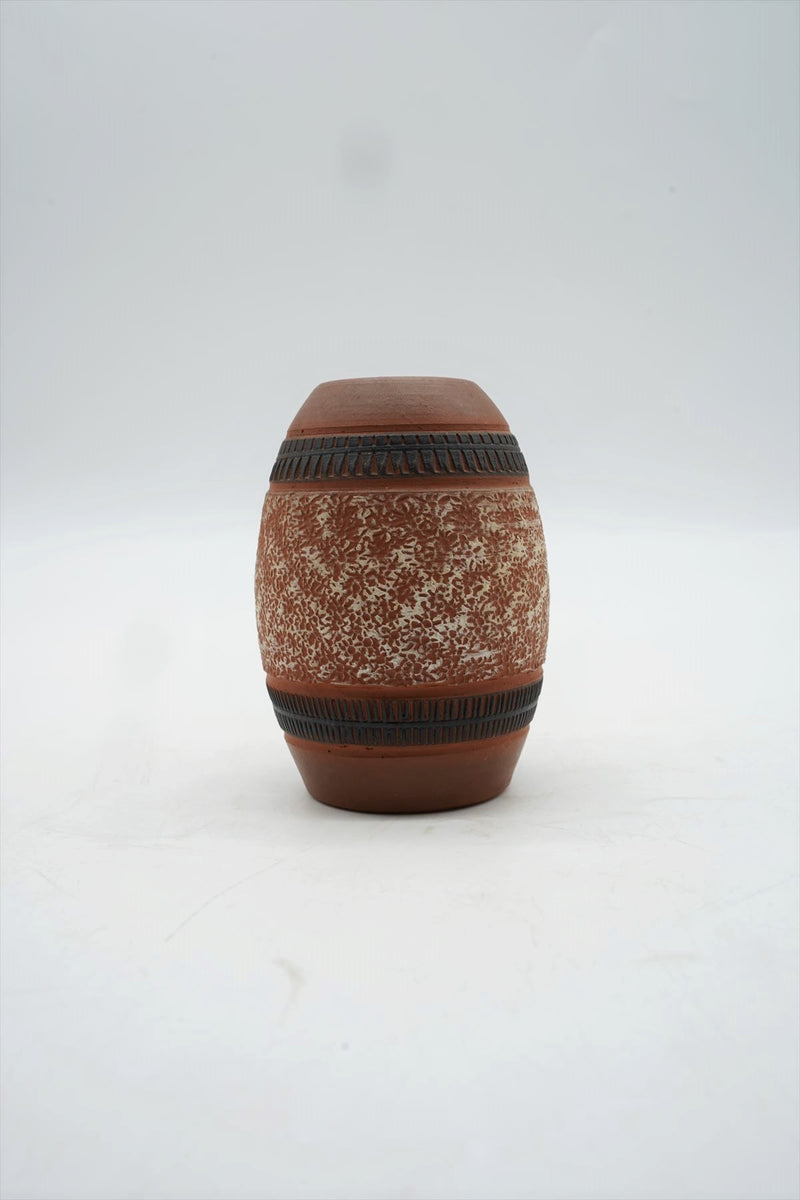50s SP HILLSCHIED Fat Lavas Ceramic Flower Vase Vintage Osaka Store