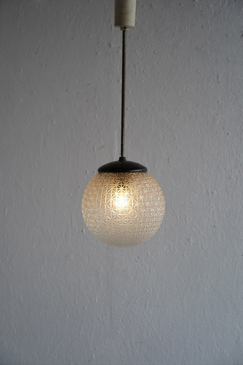 Czechoslovakia glass pendant lamp B<br> Pendant light Osaka store