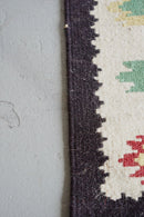 キリムラグ 52×52 (cm) <br>ヴィンテージ<br>大阪店 - ヴィンテージ SHARK ATTACK