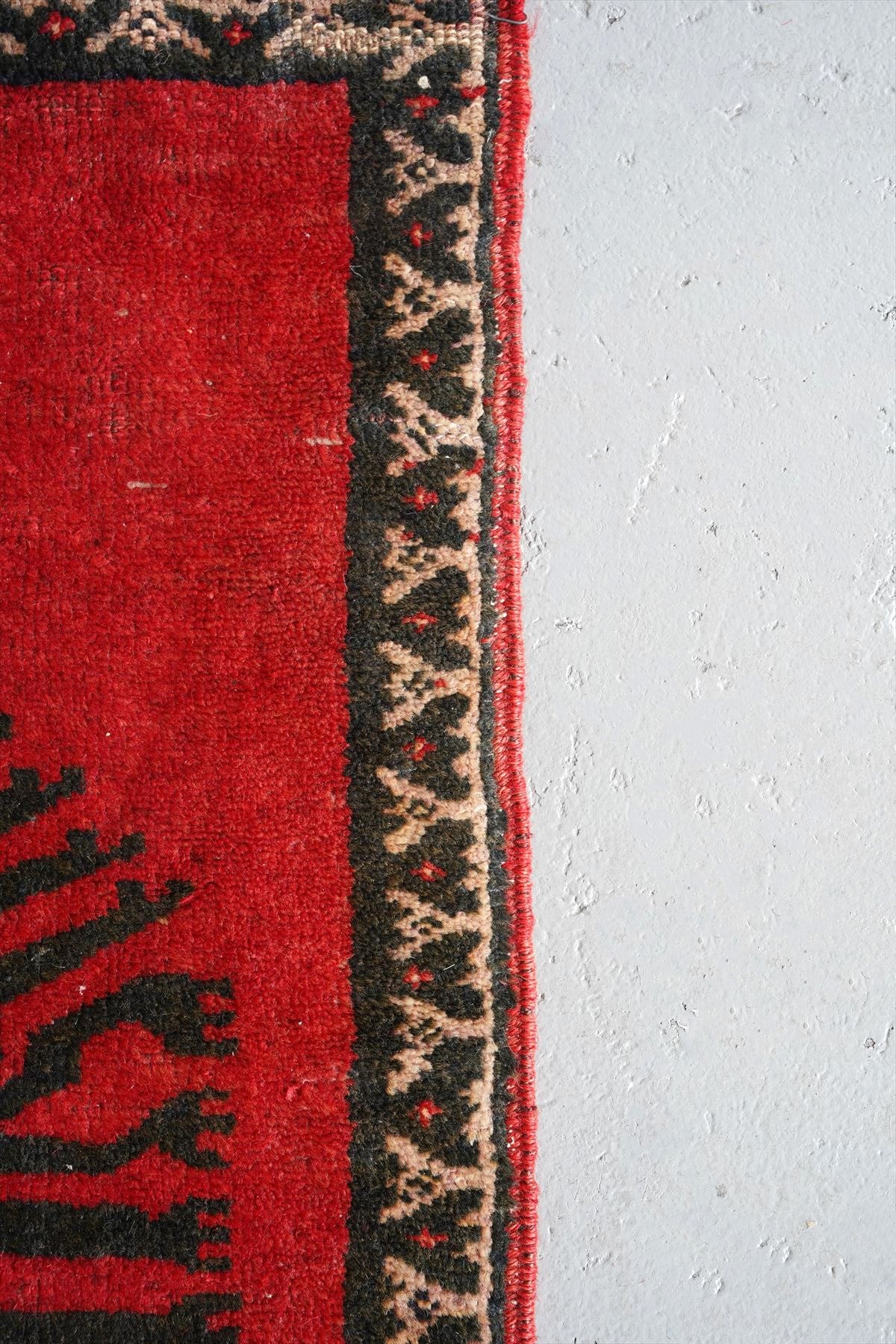 ヴィンテージ トライバルラグ 約100cm x 138cm トライバルラグ 101×55 (cm) ヴィンテージ大阪店