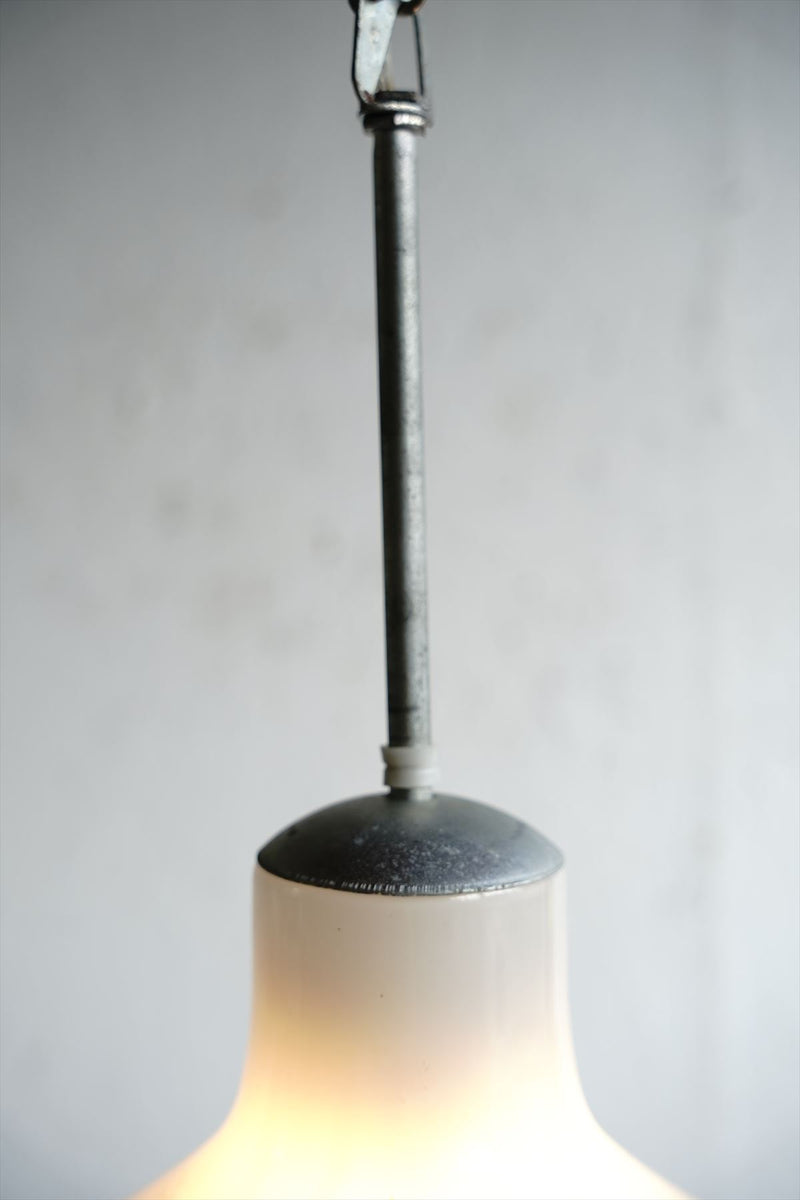 vintage<br> 60'S Czechoslovakia Milk Glass Pendant Lamp<br> Osaka store/Yamato store