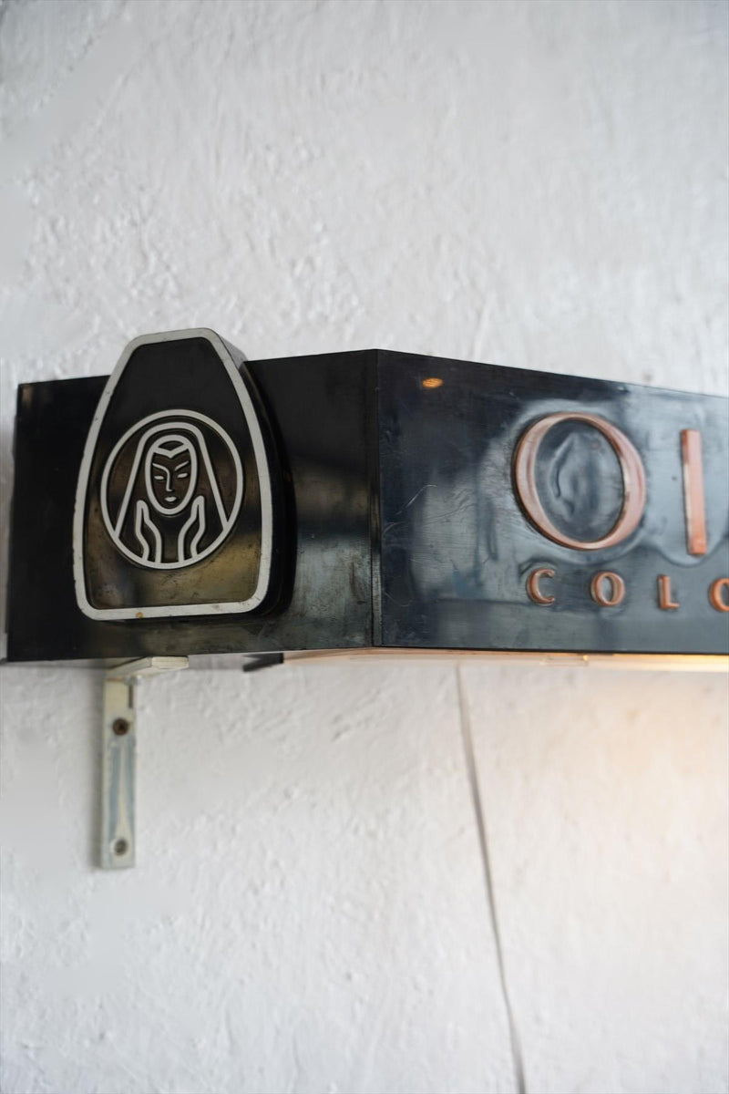 Vintage OIL of OLAY Wall Light Sign Osaka Store