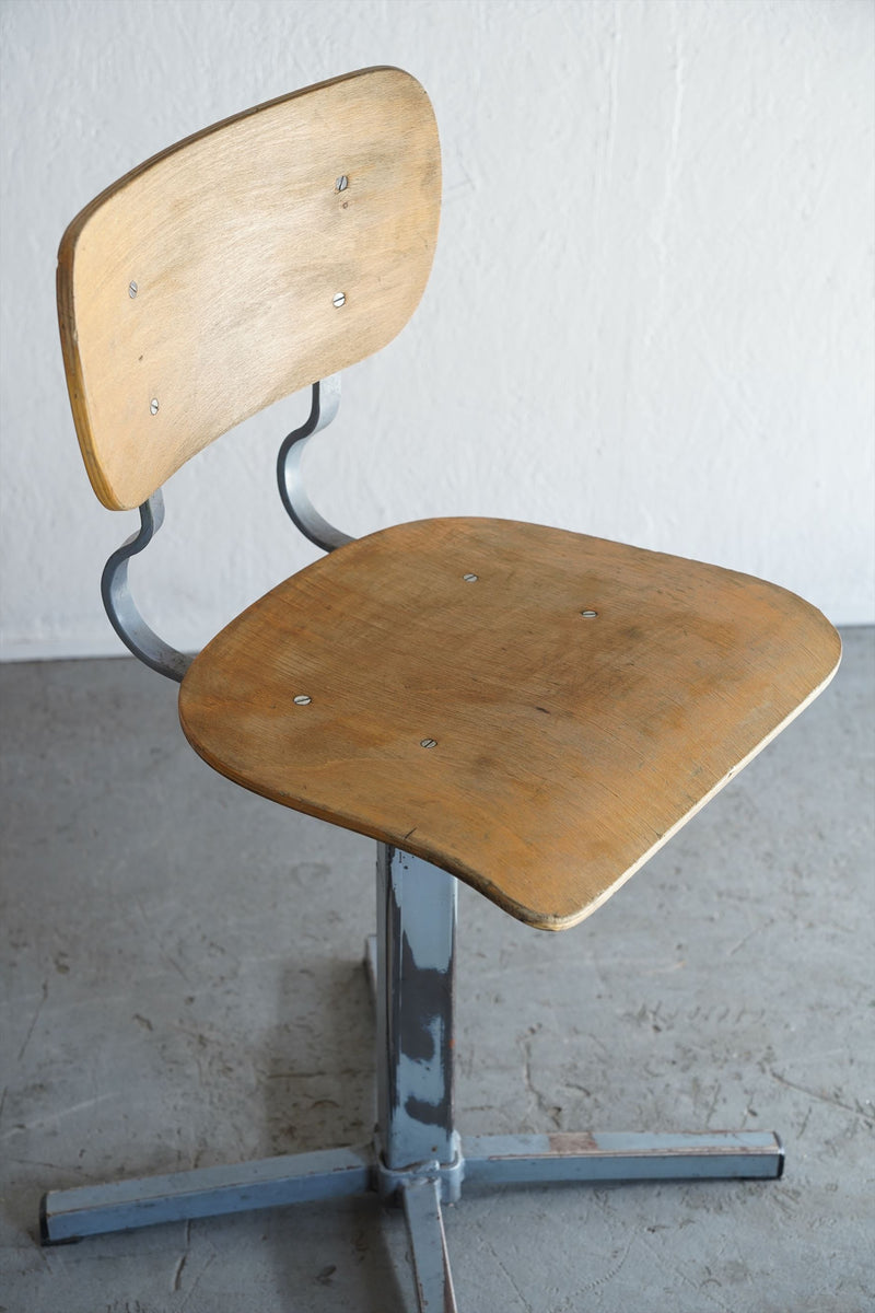 plywood desk chair<br> vintage<br> Osaka store