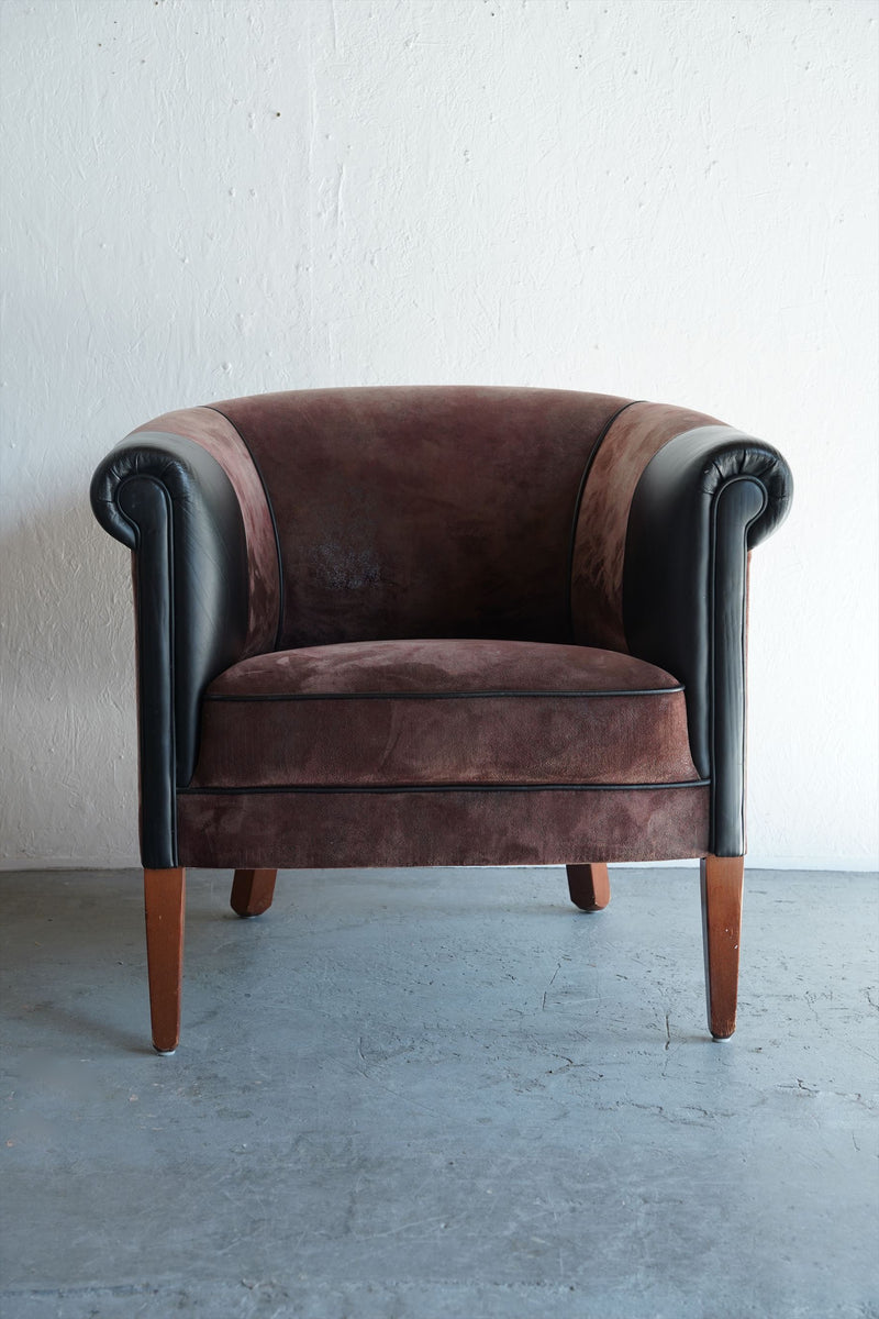 1P nubuck leather sofa<br> vintage<br> Osaka store