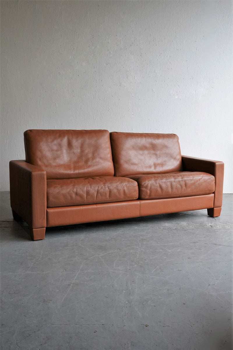 de Sede leather 2p sofa vintage<br> Osaka store