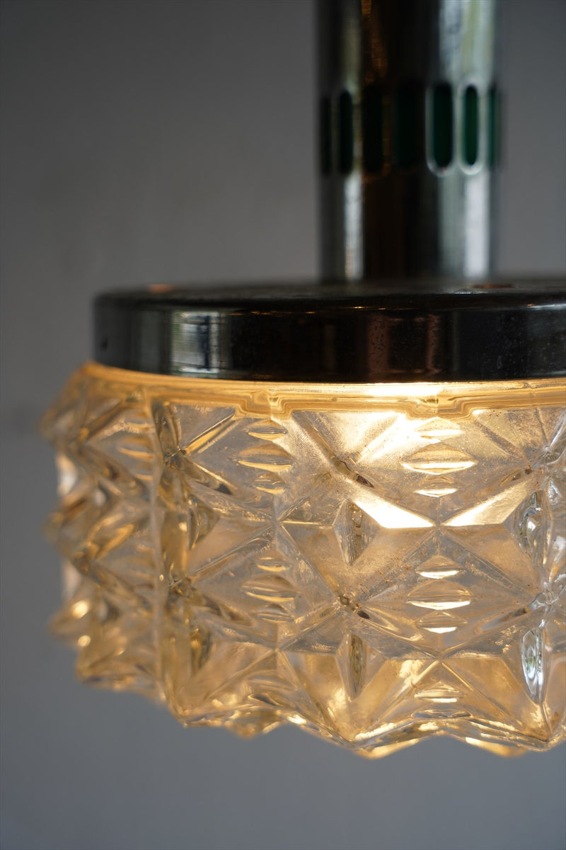 Vintage design glass pendant lamp L Osaka store