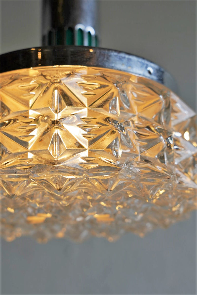 Vintage design glass pendant lamp L Osaka store