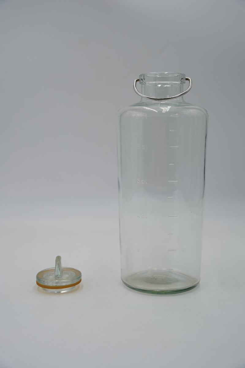 Vintage Glass Canister/Jar 1ℓ Osaka Store