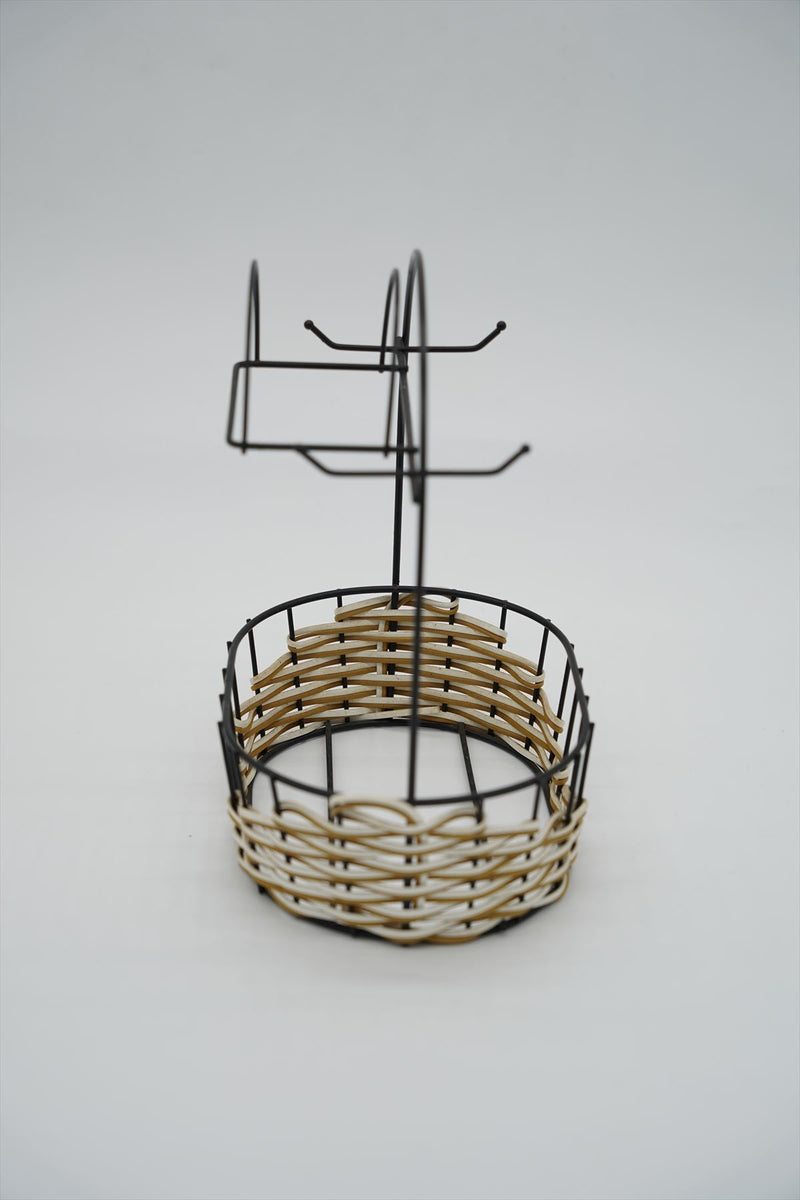 Iron x Rattan Basket Vintage Yamato Store