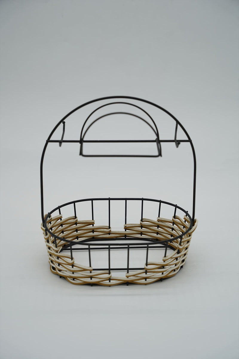 Iron x Rattan Basket Vintage Yamato Store