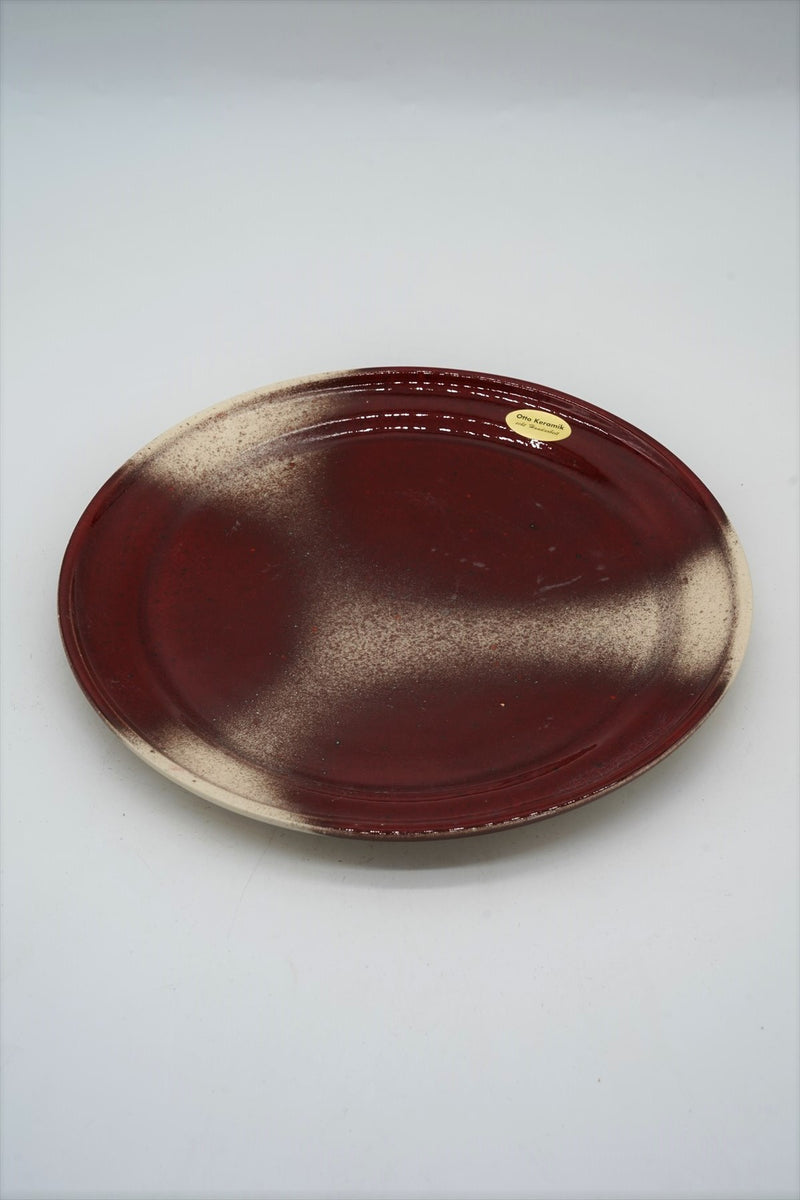 Otto Keramik ceramic plate (large)<br> vintage osaka store
