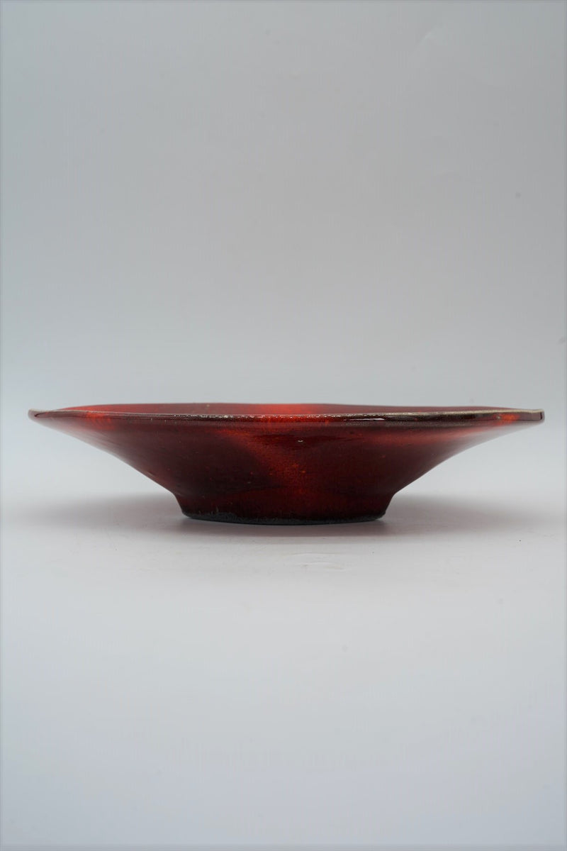 Otto Keramik Leaf Motif Ceramic Plate Vintage Osaka Store