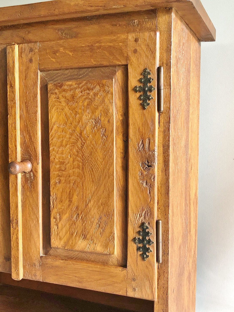 Vintage solid oak wood cabinet (Haneda store)<br> _ac-200924-2-h