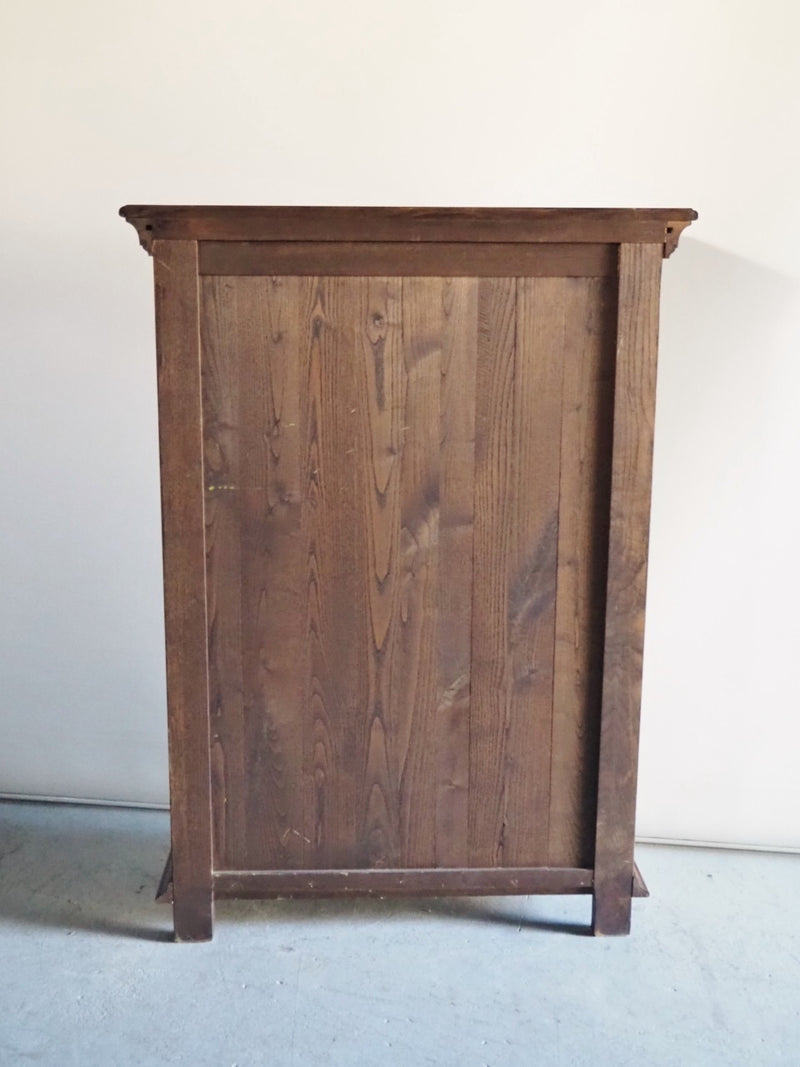 Vintage solid oak wood shelf (Sendagaya store)_ac-210202-3-h