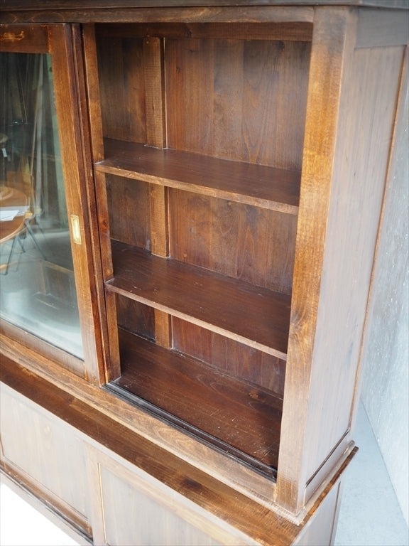oak wood cupboard/cabinet<br> Vintage Osaka store