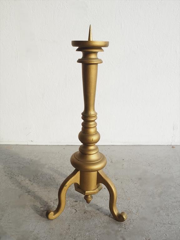 gold paint candle stand vintage<br> Yamato store
