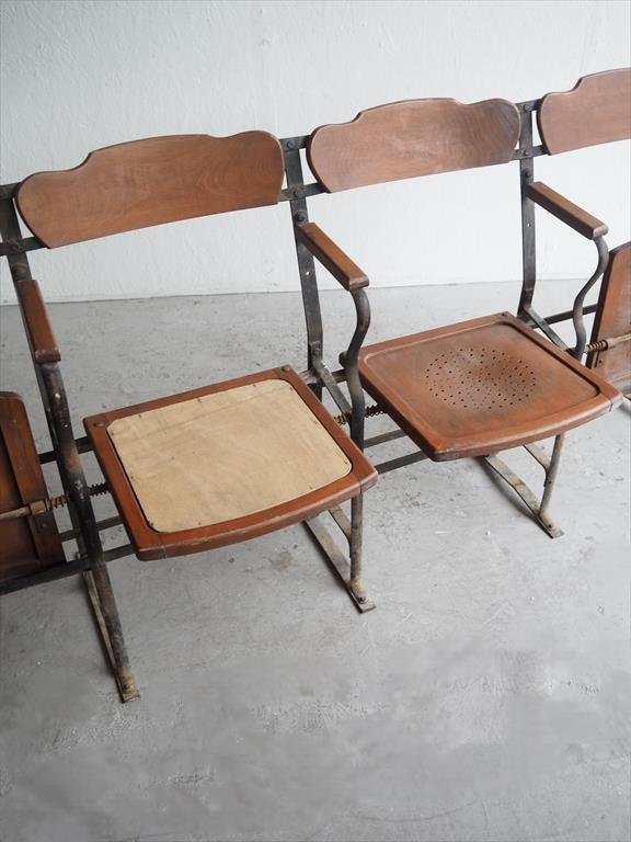 5 seater theater chair vintage Sendagaya store
