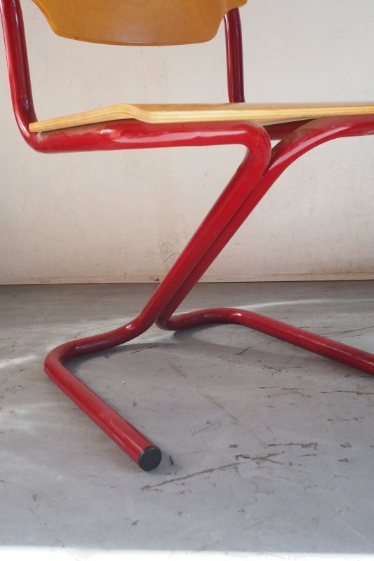 Vintage Wood School Chair (Osaka Store)_antc-1225-2-o