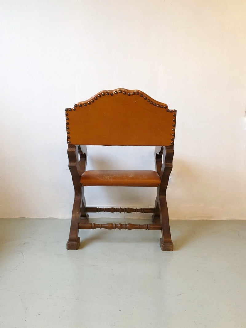 Vintage oak wood chair (Haneda store)_antc-190924-3-h