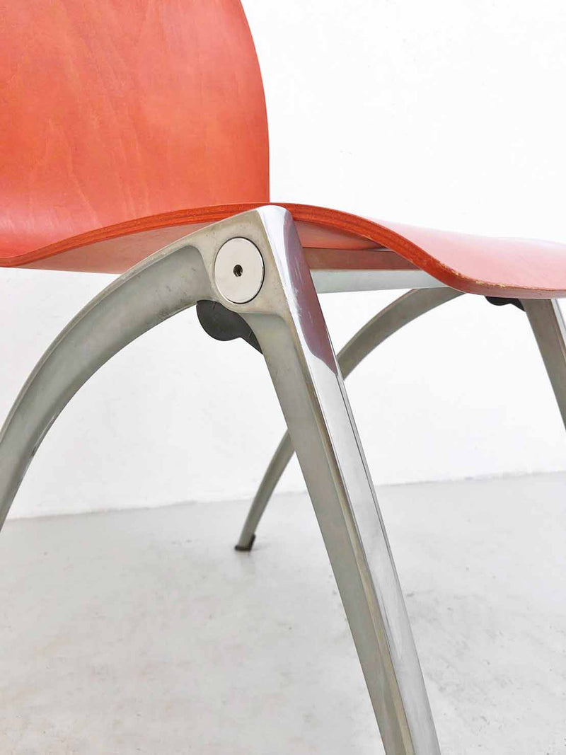 Vintage plywood x iron chair (Haneda store)_antc-200502-3-h