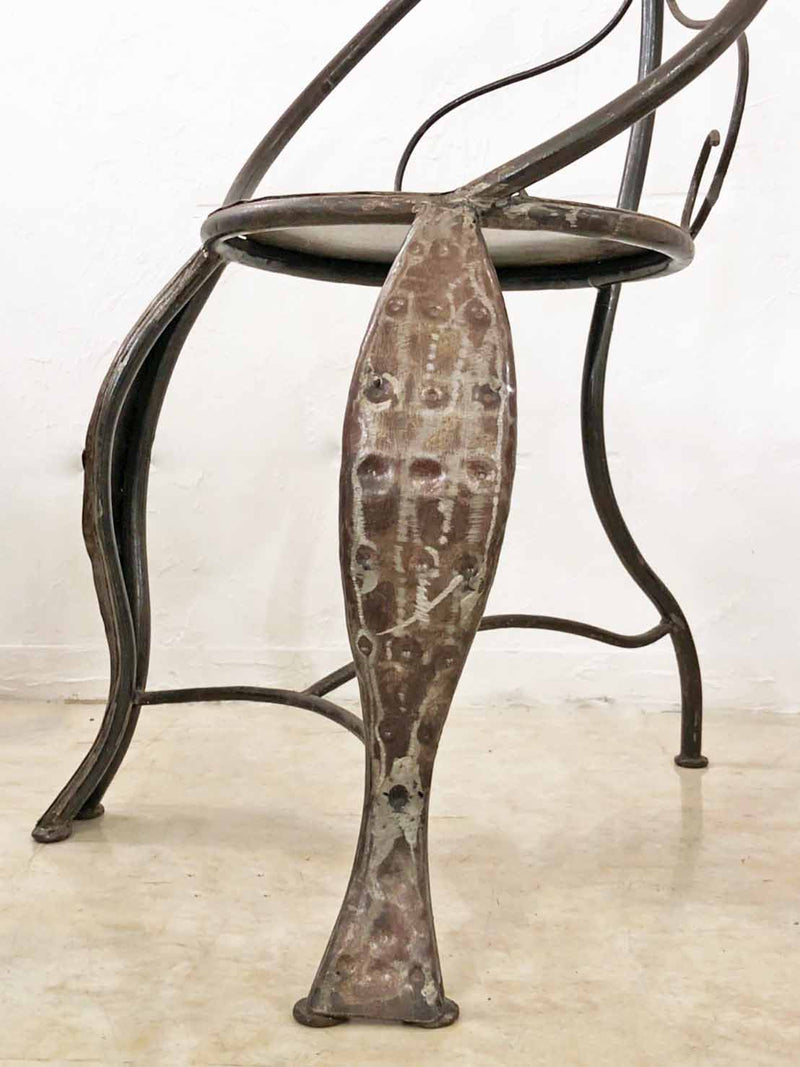 Vintage iron chair (Sendagaya store)_antc-200512-1-s