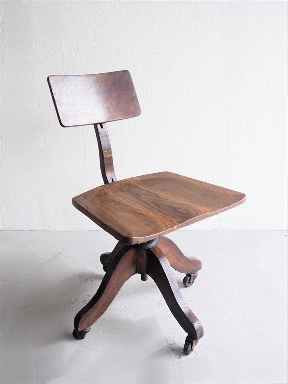 Vintage Wood Desk Chair Osaka Store