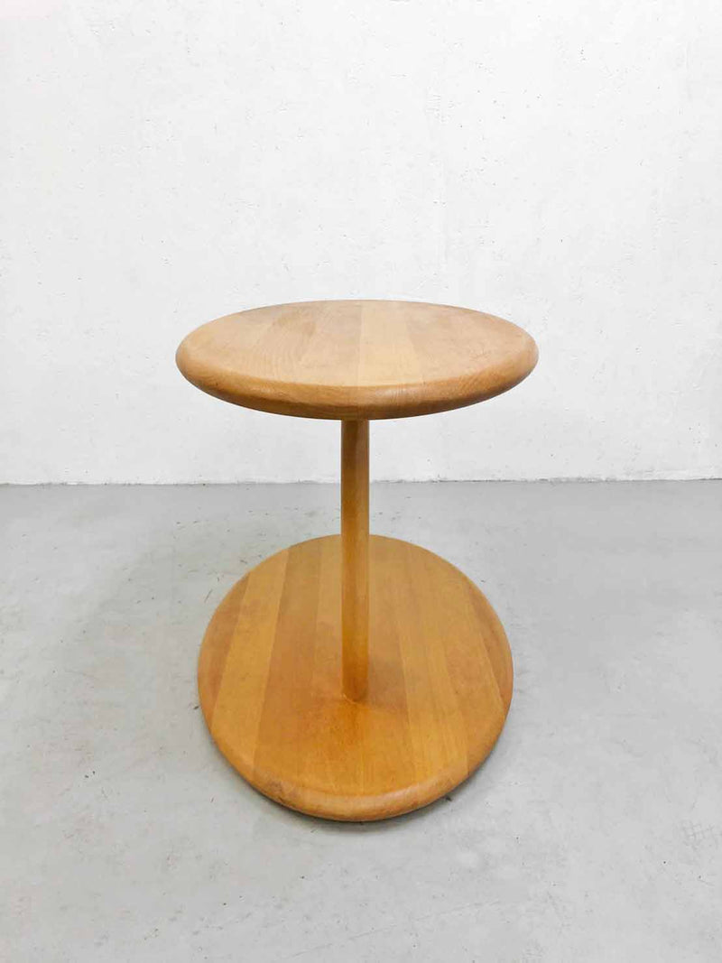 Vintage solid teak wood side table<br>