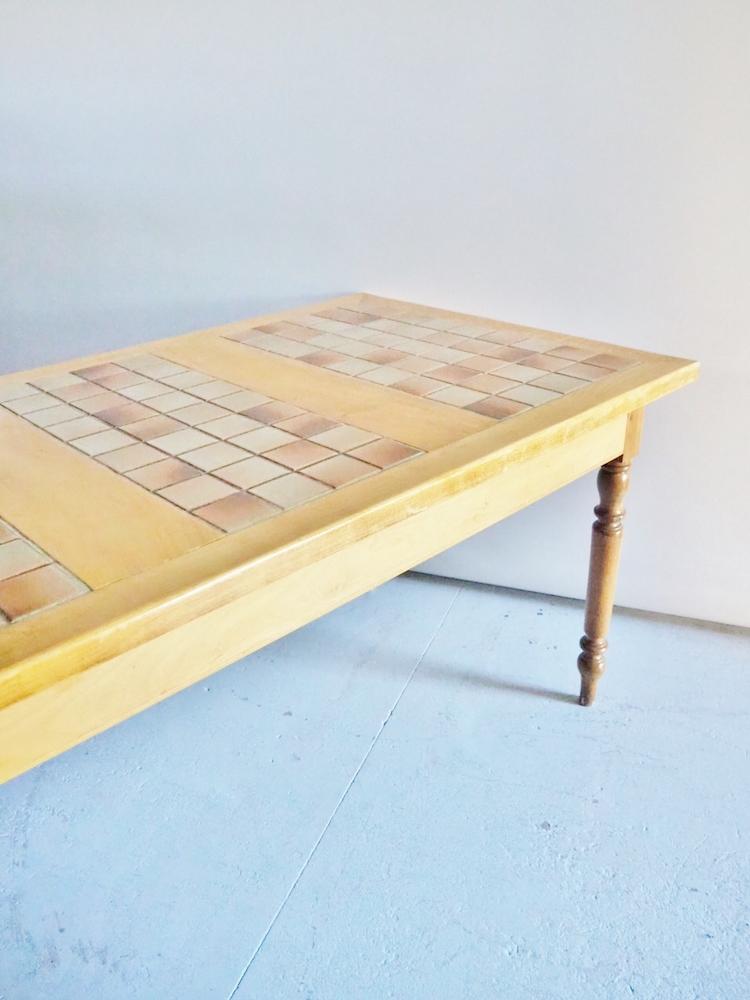 Vintage tile top dining table (Haneda store)