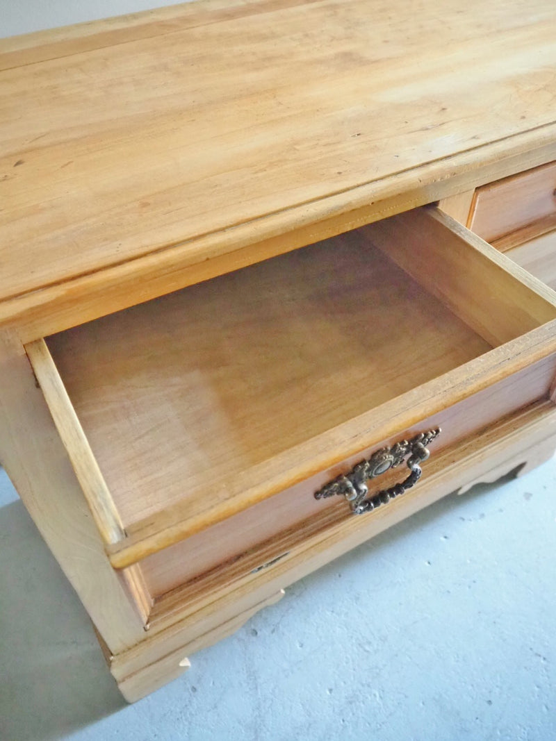 Vintage solid teak wood cabinet Sendagaya store