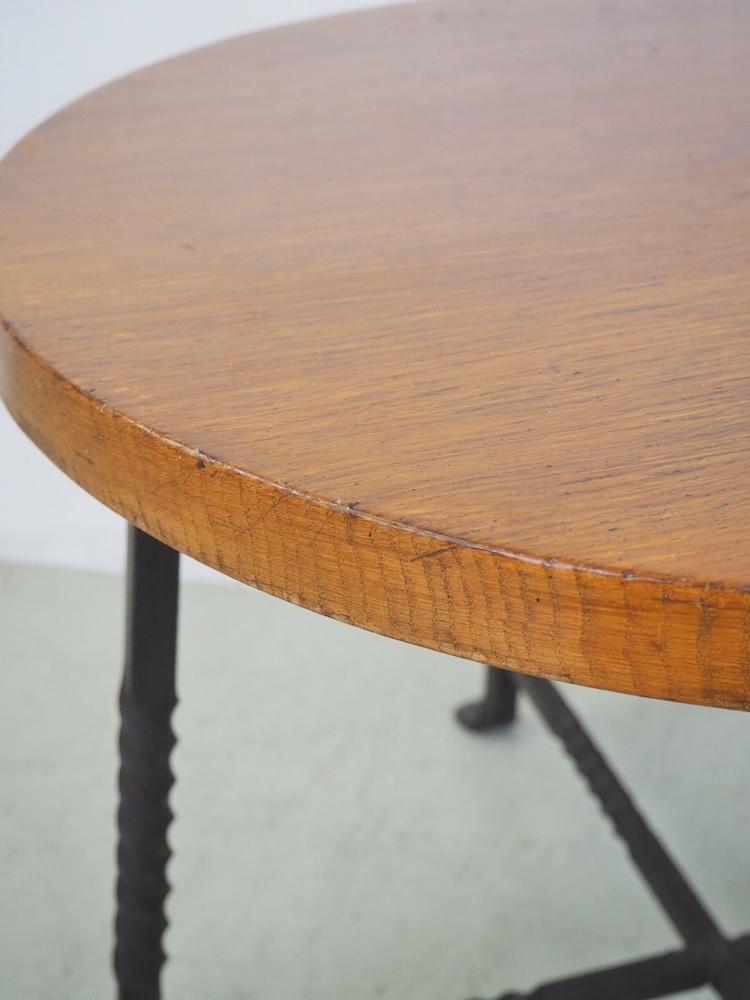 Vintage solid oak wood side table

 (Haneda store) ANTS-210429-2-H